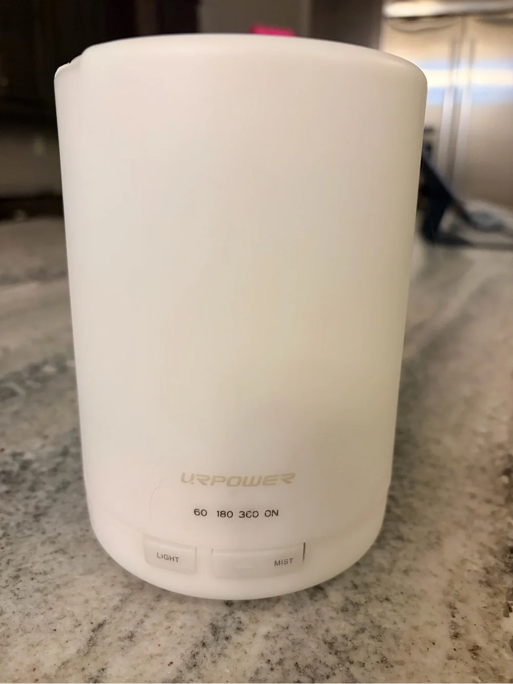 URPOWER White Ultrasonic Essential Oil Diffuser
